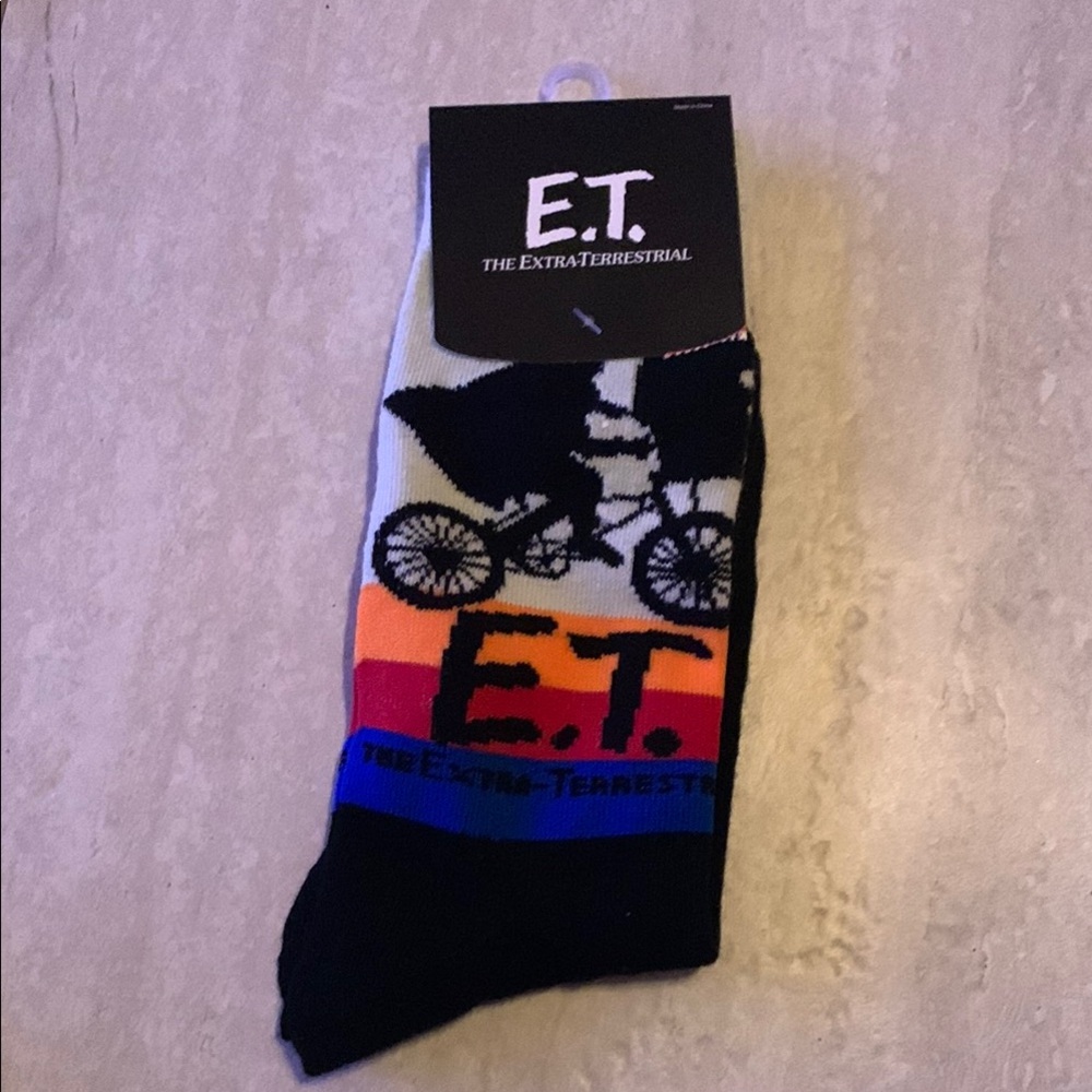ET multicolored socks
